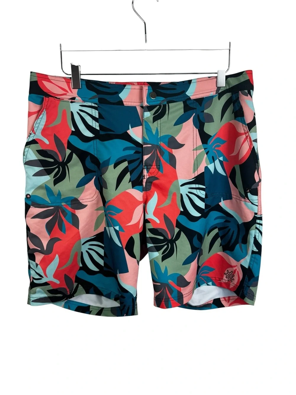 UV Skinz UPF 50+ Women’s XL Board Shorts Picasso Bloom XL Swim Coverup